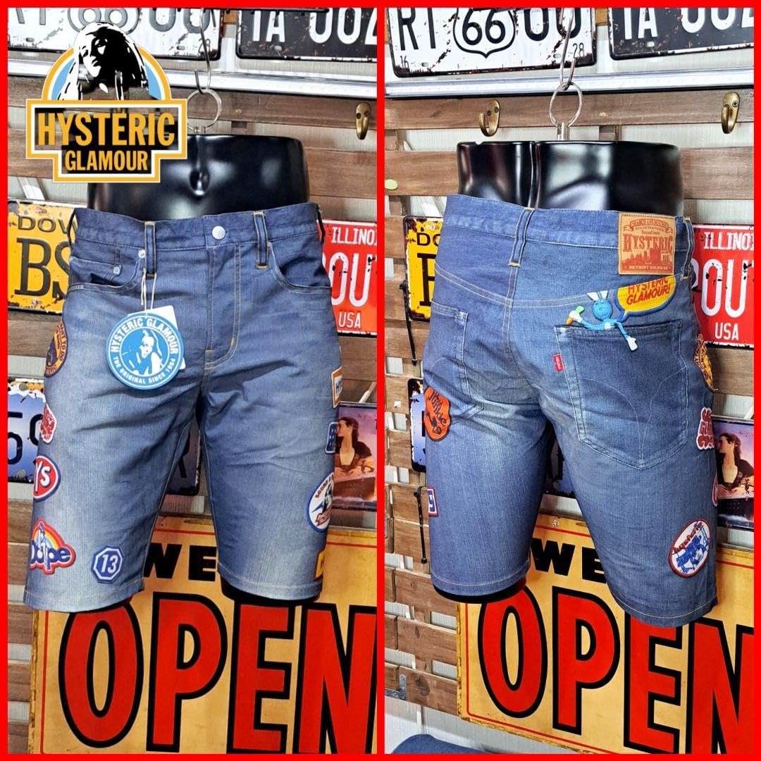 ヒステリックグラマーデニムハーフパンツ